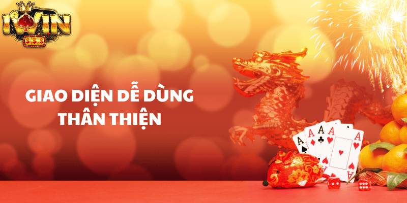 Giao diện IWIN dễ dàng thân thiện